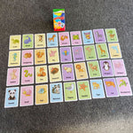 Carte didattiche inglese 36 pezzi per bambini
