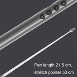 Penna puntatore laser telescopica wireless 21,5 cm