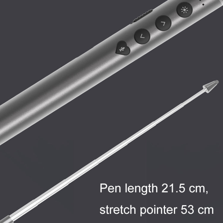 Penna puntatore laser telescopica wireless 21,5 cm