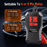 KONNWEI Tester per relè auto 2 in 1 e tester per batterie, KW371