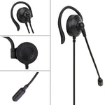 SOYTO SY227 Cuffia con gancio per l'orecchio dell'operatore monolaterale Cuffia per computer con cavo, Separation USB Wire Control