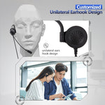 SOYTO SY227 Cuffia con gancio per l'orecchio dell'operatore monolaterale Cuffia per computer con cavo, Separation USB Wire Control