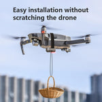 Dispositivo di caduta universale per trasporto drone con telecoma