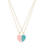 Collana con ciondolo cuore in lega di zinco 45+5 cm