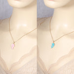 Collana con ciondolo cuore in lega di zinco 45+5 cm