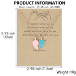 Collana con ciondolo cuore in lega di zinco 45+5 cm