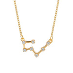 Collana 12 segni zodiacali con strass e ciondolo