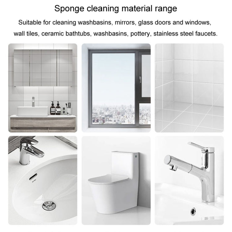 Spugna pulizia disincrostante per rubinetto e specchio bagno