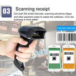 NETUM Scanner portatile a luce rossa wired e wireless