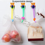 Sigillante multiuso per alimenti con clip 5 pezzi
