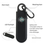 Allarme personale da donna con sirena 120 dB e LED