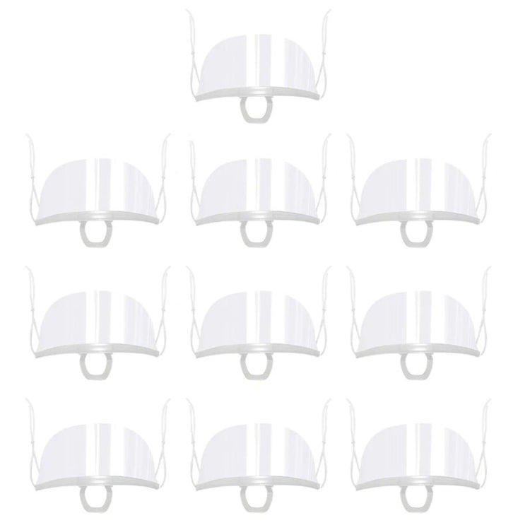 Set 10 maschere trasparenti antiappannamento