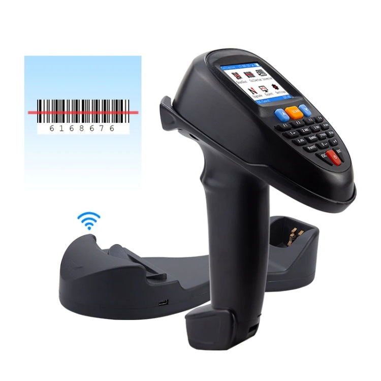 Raccoglitore dati scanner codici a barre wireless con schermo LCD