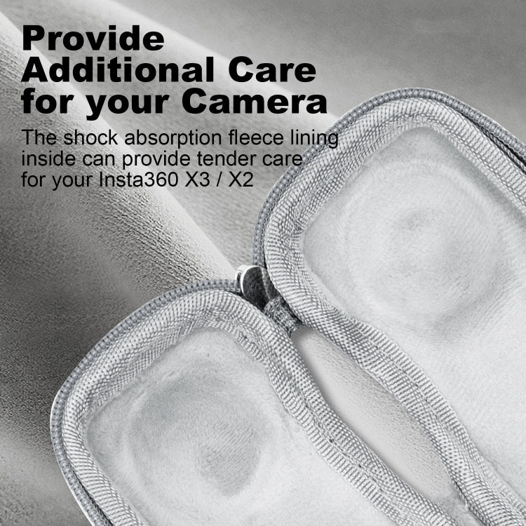Borsa custodia per Insta360 X3 in EVA e tessuto