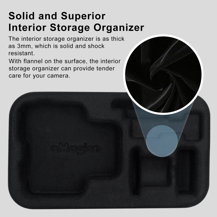 Borsa organizer rigida per DJI Osmo Action 4/3 20x13x6 cm