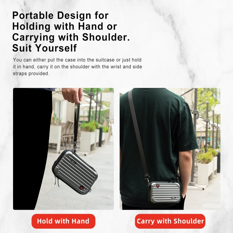 Borsa organizer rigida per DJI Osmo Action 4/3 20x13x6 cm