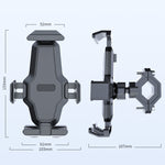Supporto per cellulare da bicicletta con chiusura automatica