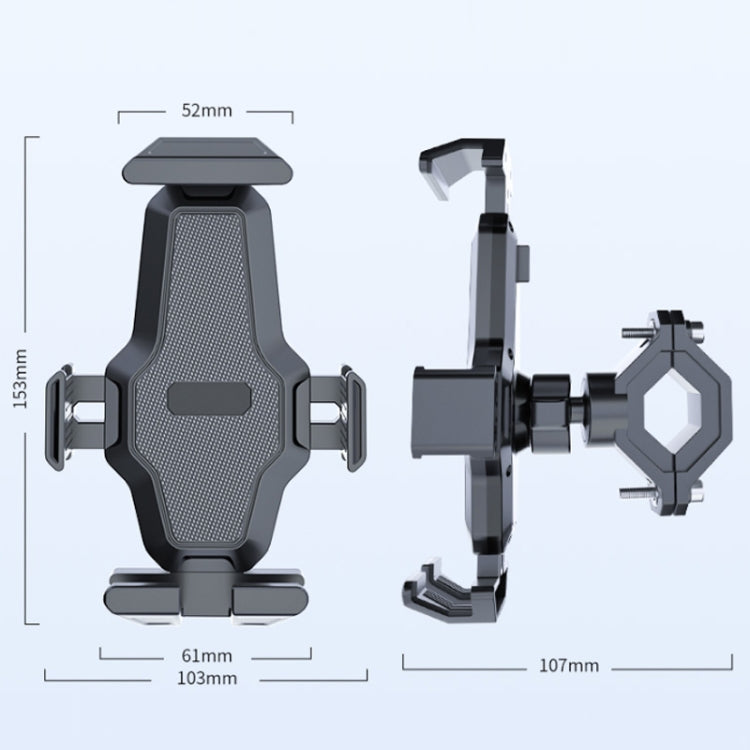 Supporto per cellulare da bicicletta con chiusura automatica