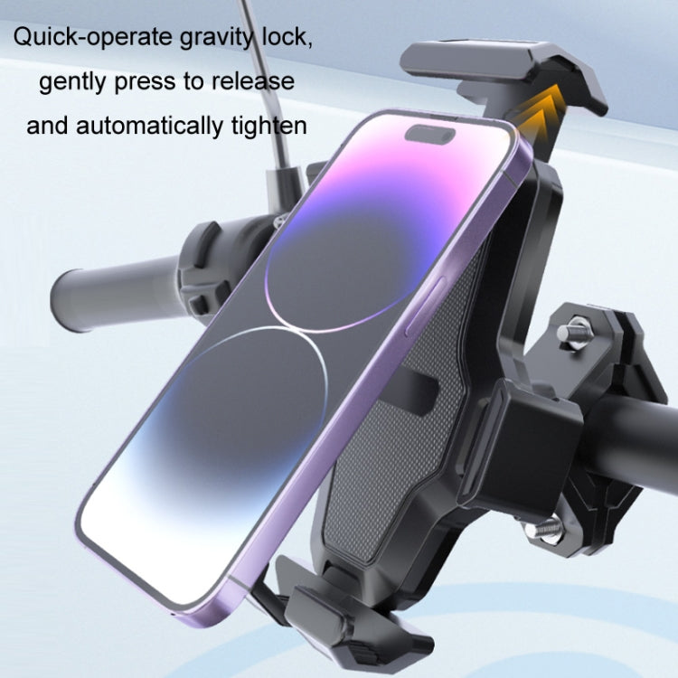 Supporto per cellulare da bicicletta con chiusura automatica