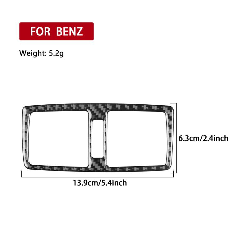 Set 3 adesivi fibra carbonio bocchette aria Mercedes G