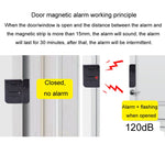 Campanello magnetico senza fili per porte e finestre