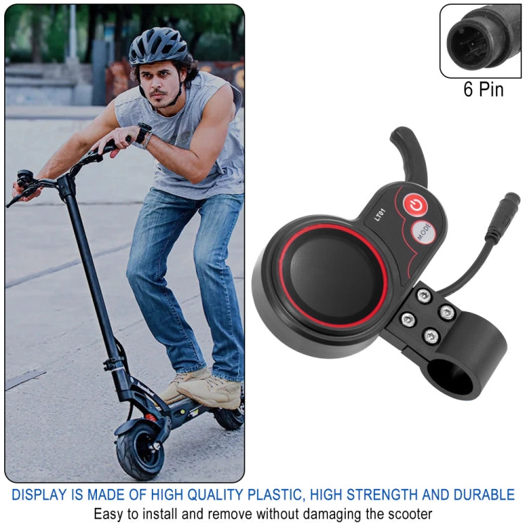 Display strumento LT01 6 pin per scooter Kaabo Mantis