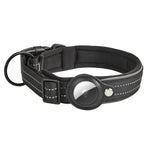 Collare per cani con custodia AirTag in neoprene riflettente