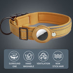 Collare per cani con custodia AirTag in neoprene riflettente