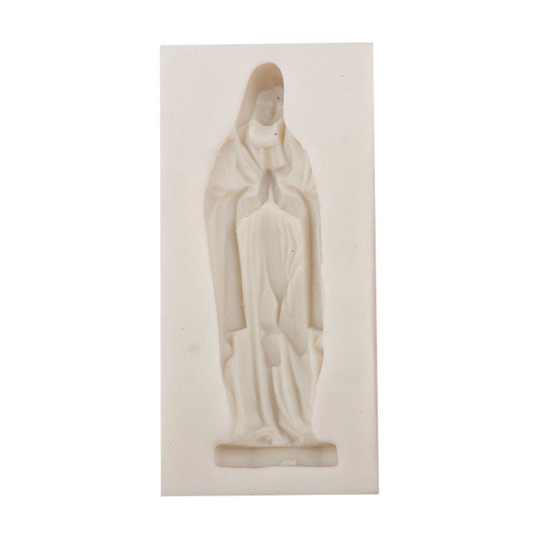 Stampo silicone per dolci Vergine Maria 10x6x2 cm