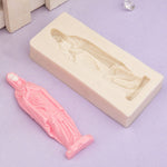 Stampo silicone per dolci Vergine Maria 10x6x2 cm