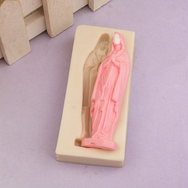 Stampo silicone per dolci Vergine Maria 10x6x2 cm