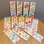 Set 10 fasce per capelli bambini in pelle e resina