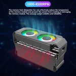 Memory Cooler ARGB doppia ventola per DDR DDR2 DDR3 DDR4 DDR5