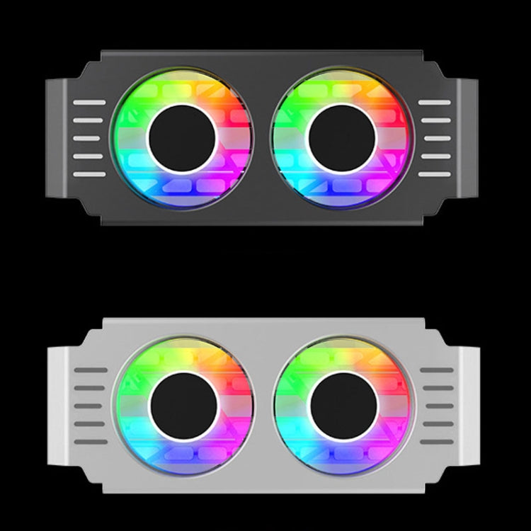 Memory Cooler ARGB doppia ventola per DDR DDR2 DDR3 DDR4 DDR5