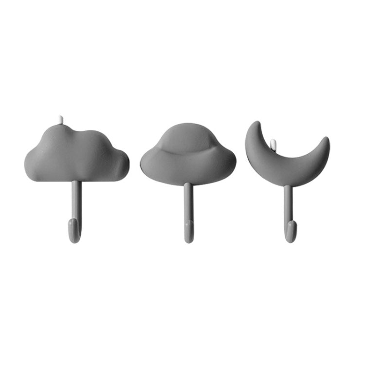 Set 3 ganci adesivi senza fori per parete casa