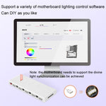 Coolmoon AM10 Hub ventola ARGB PWM 10 porte 12V 5V