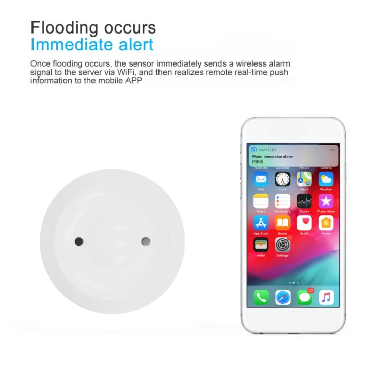 Rilevatore perdite acqua Zigbee WiFi compatibile Tuya