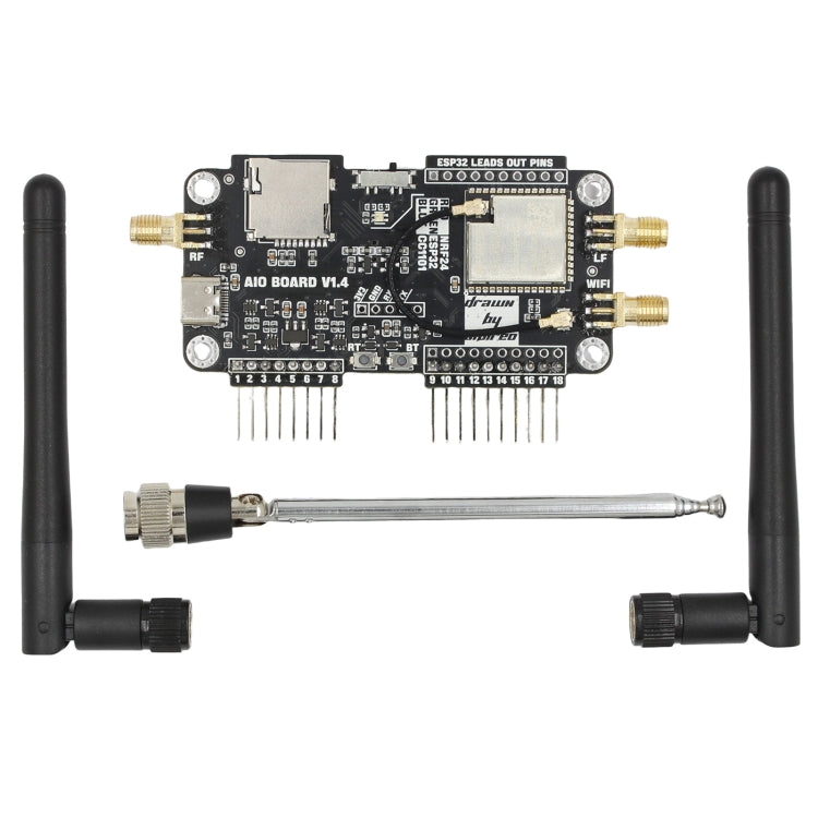 Modulo di espansione 3 in 1 Wi-Fi, NRF24 e CC1101 per Flipper Zero