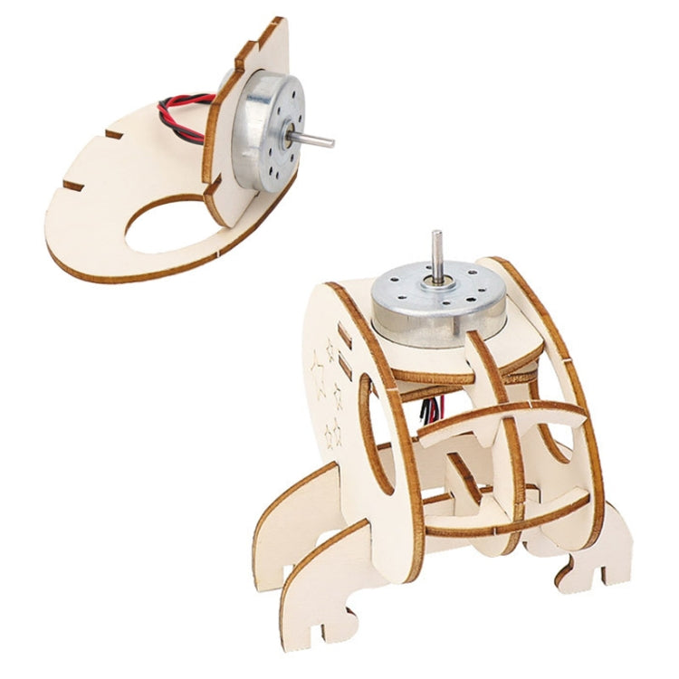 Modello elicottero solare in legno per bambini