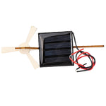 Modello elicottero solare in legno per bambini