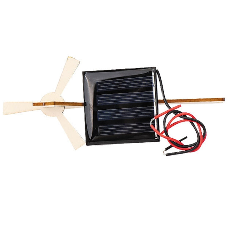 Modello elicottero solare in legno per bambini
