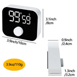 Timer da cucina LED rotante con magnete 99 minuti
