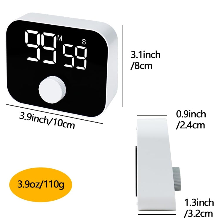 Timer da cucina LED rotante con magnete 99 minuti