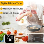 Timer da cucina LED rotante con magnete 99 minuti