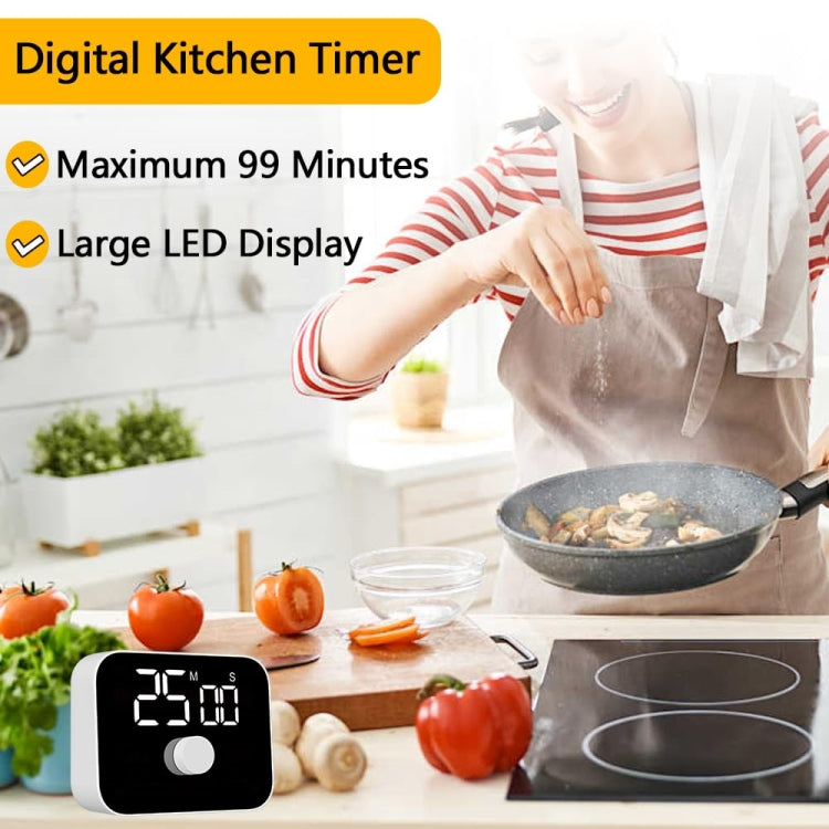 Timer da cucina LED rotante con magnete 99 minuti
