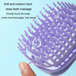 Spazzola massaggio cuoio capelluto in silicone