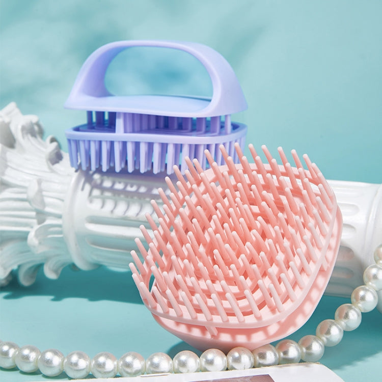 Spazzola massaggio cuoio capelluto in silicone