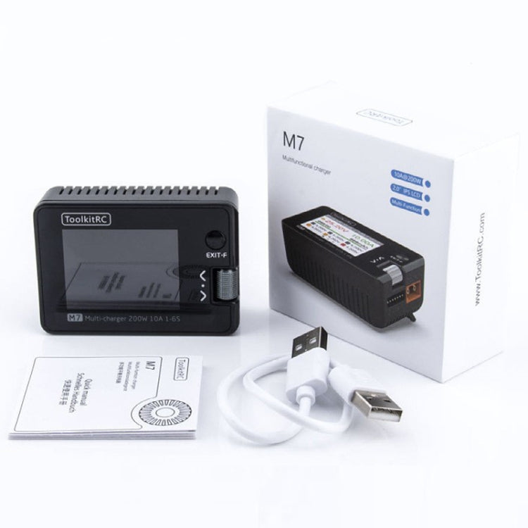 ToolkitRC M7 caricabatterie bilanciato per batterie Li-Po 1-6S