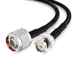 Cavo coassiale RF N maschio a BNC maschio RG8X 0,5-10m