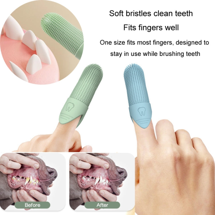 Spazzolino denti in silicone per cani e gatti